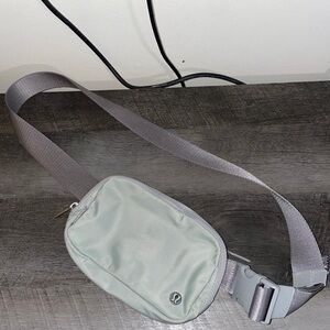 Gray lululemon belt bag
